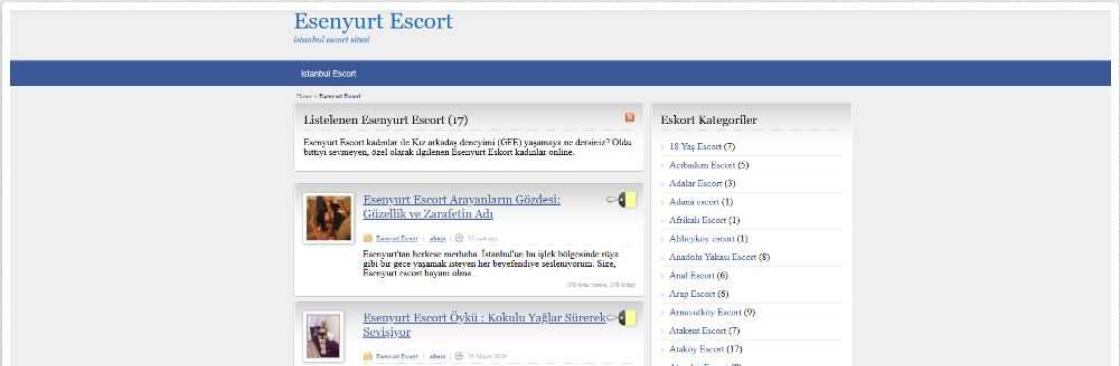 istanbul esenyurt escort Cover Image